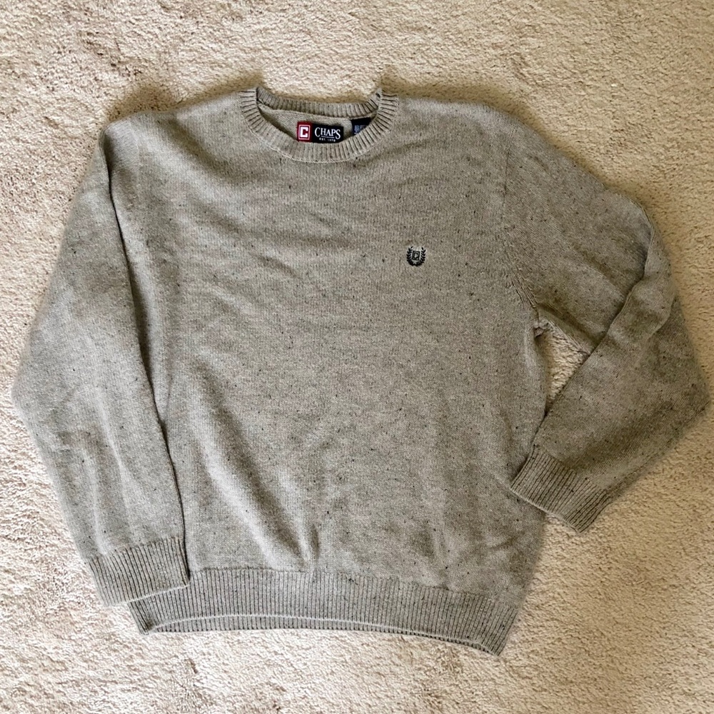 Chaps tan sweater